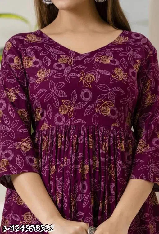 Purple Printed Co-Ord Set | Trendy Women's Casual Outfit