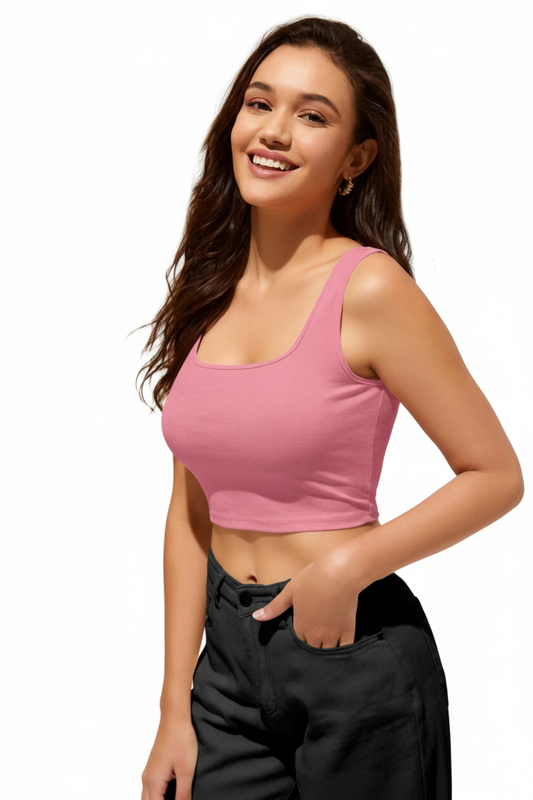 Pink Crop Top
