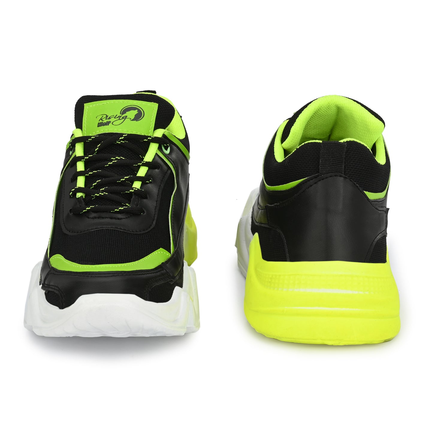 Green Sport Shoes | Men's Flexible & Cushioned Sports Shoes