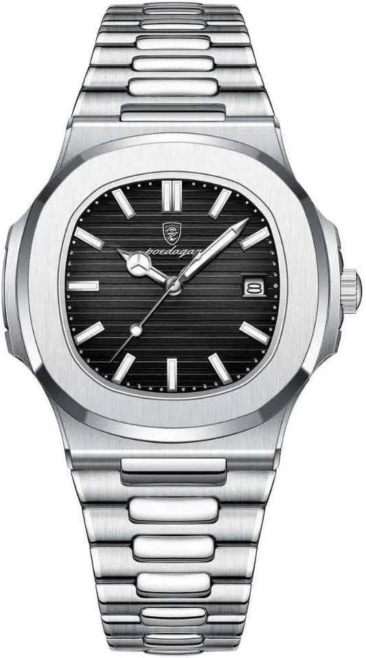 Luxury Stainless Steel Watch | Elegant Men's Analog Watch