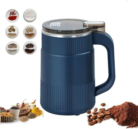 Stainless Steel Coffee & Spice Grinder – Herbs, Nuts & Grains