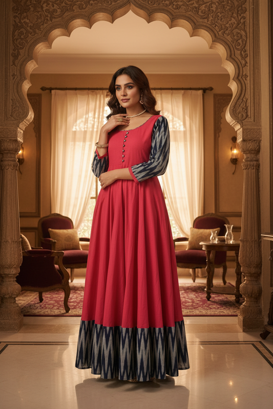 Women's Red Gown - Lifestyle